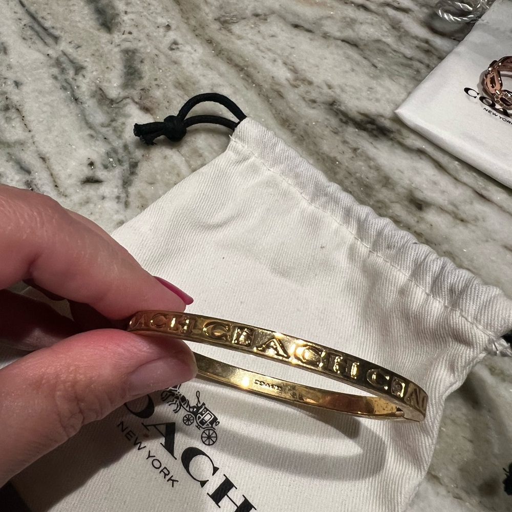 Coach Signature Gold Bracelet